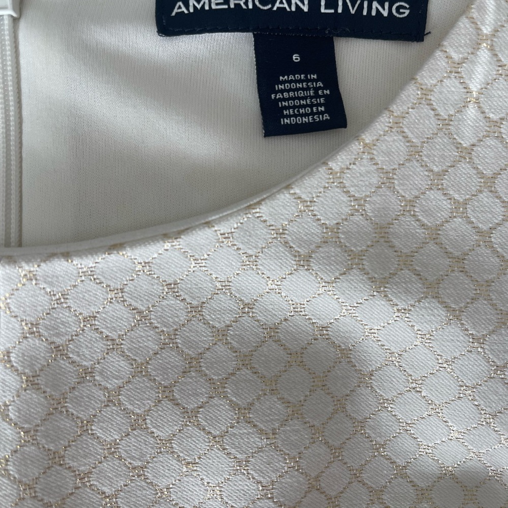 American Living Strapless White Dress - Picture 7 of 10